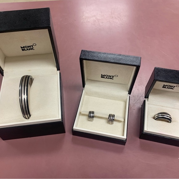 Montblanc Black and Silver Women’s Jewelry Set - Picture 1 of 5